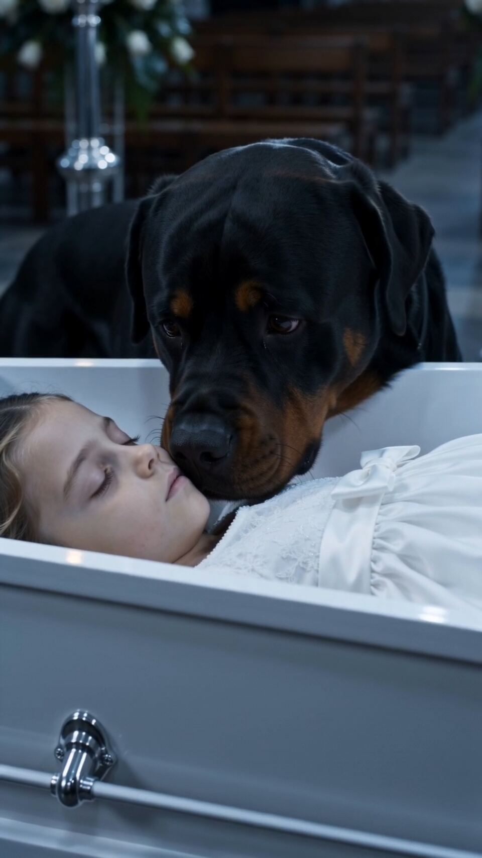 The Dog Refused To Leave The Coffin… Then He Revealed A Secret Everyone Missed